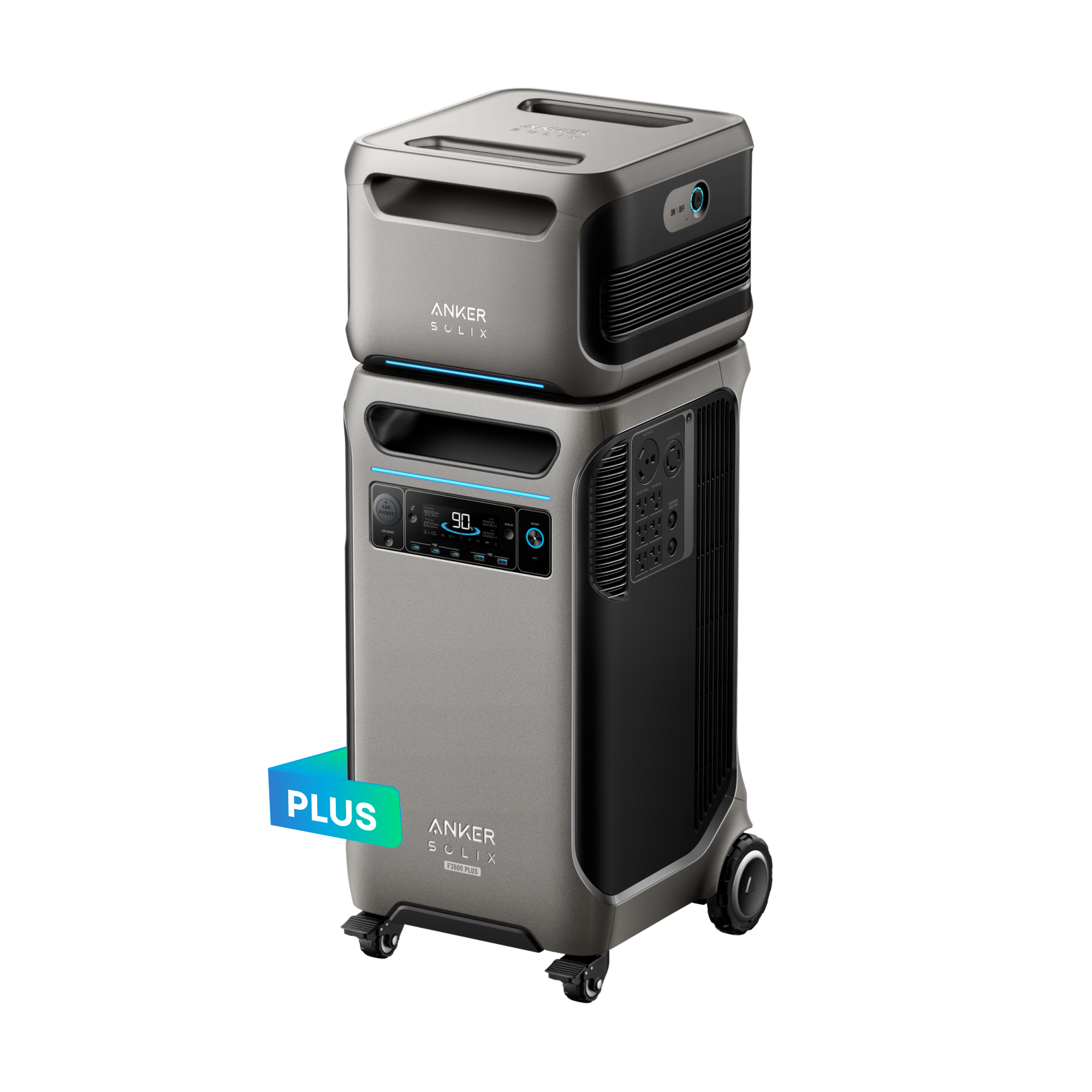 Anker SOLIX F3800 Plus + BP3800 Expansion Battery exact-page manufacturer rendering