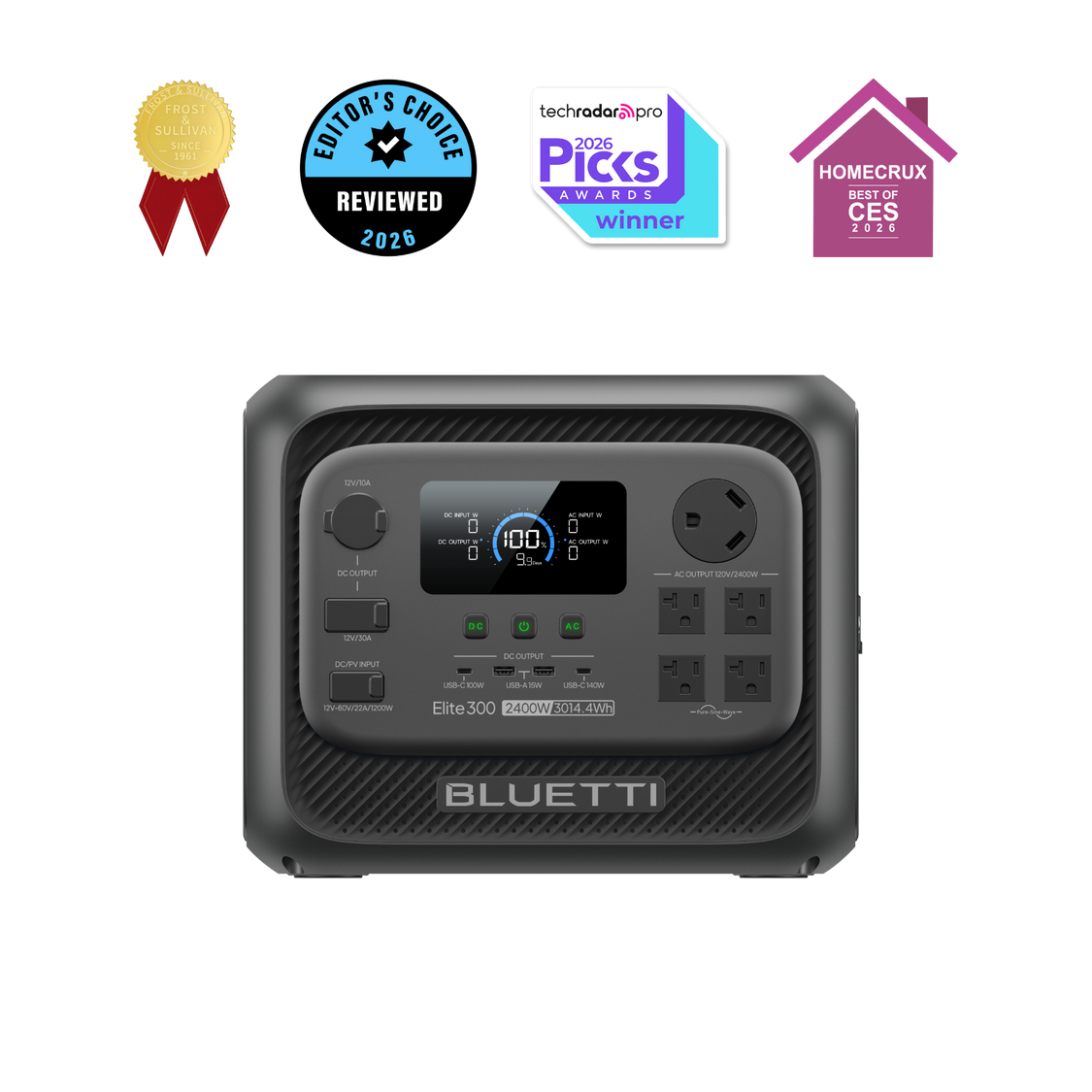 BLUETTI Elite 300 EL300 exact-model manufacturer product rendering