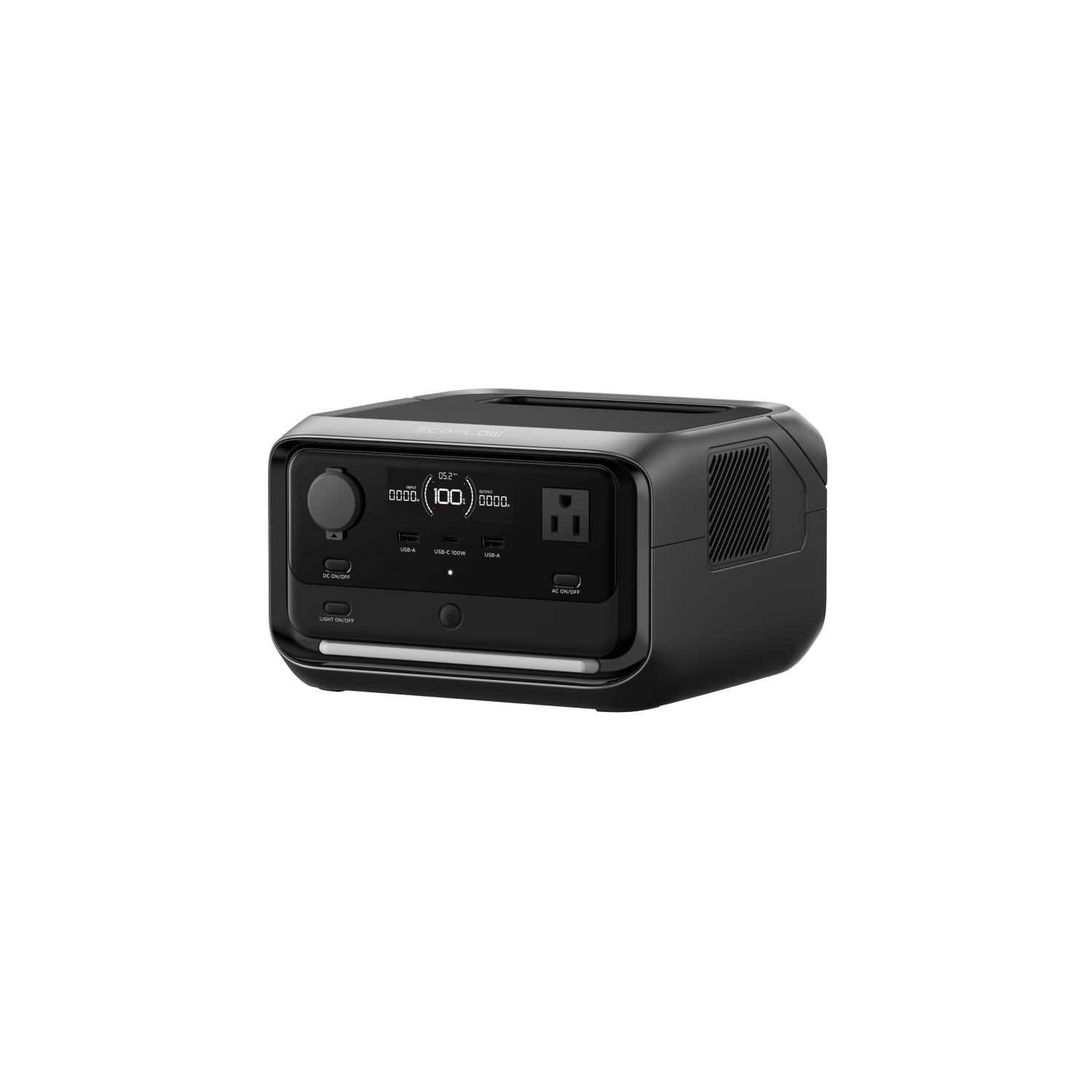 EcoFlow RIVER 3 Plus portable power station, standalone manufacturer rendering