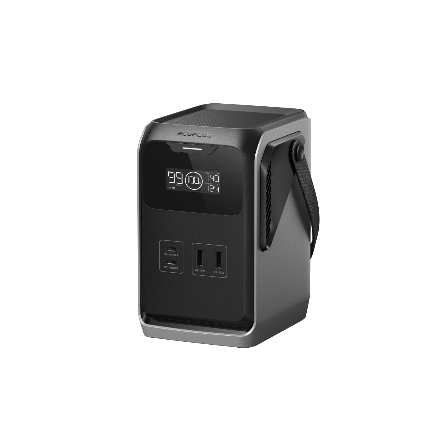 EcoFlow TRAIL 200 DC portable power station, exact manufacturer rendering
