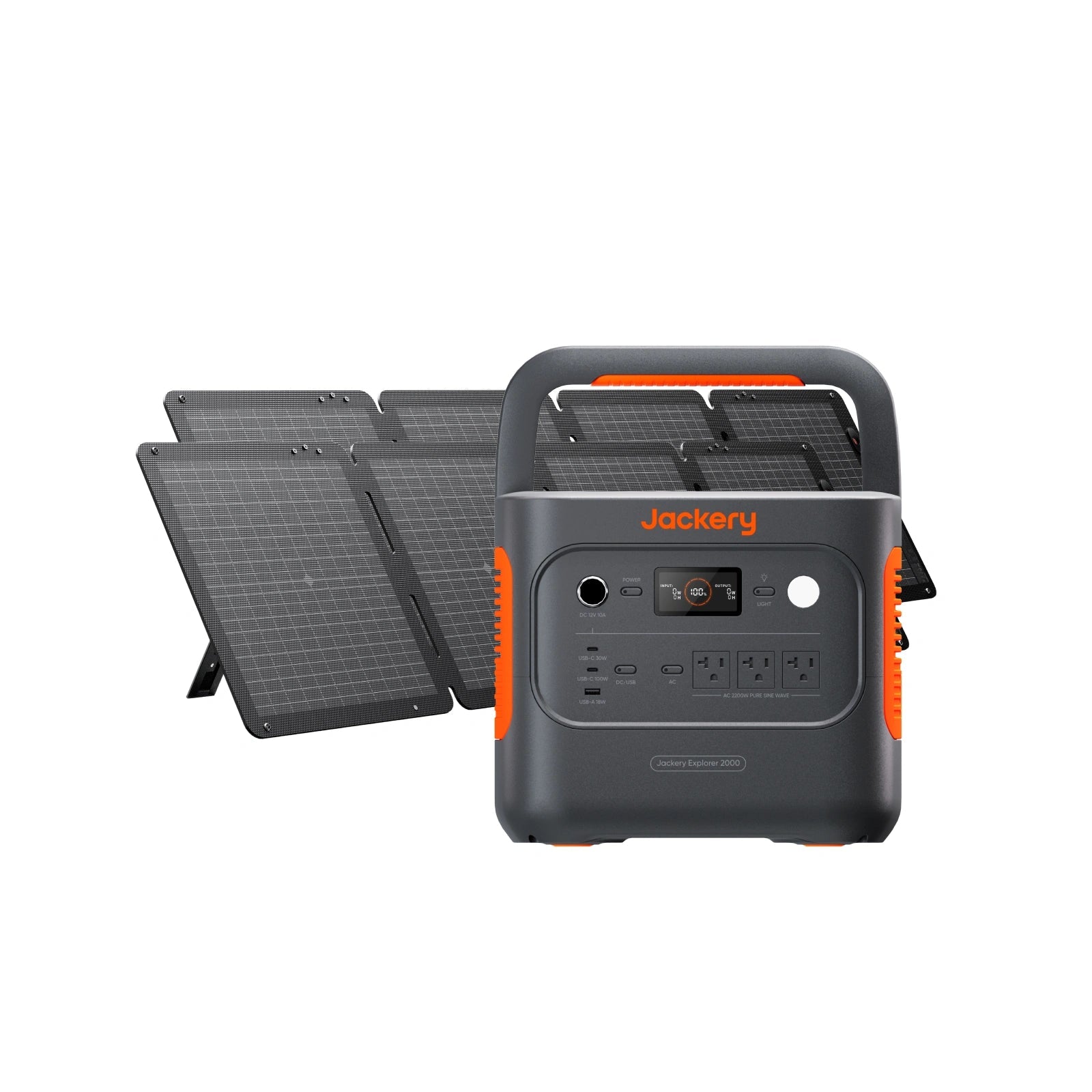 Explorer 2000 v2 with two folded SolarSaga 100 Air panels, manufacturer rendering