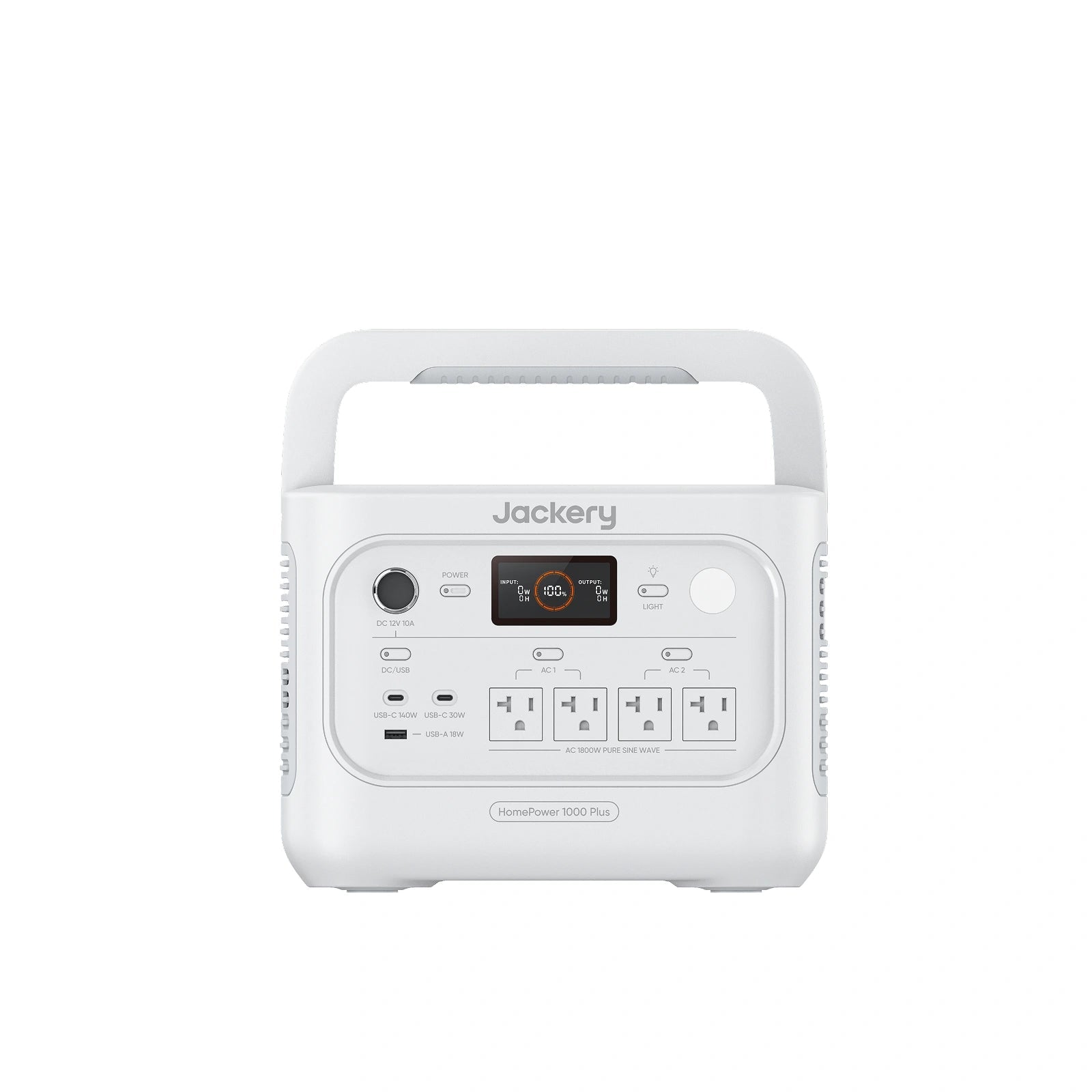 White-finish Jackery HomePower 1000 Plus v2 JHP-1000B-WH exact manufacturer rendering