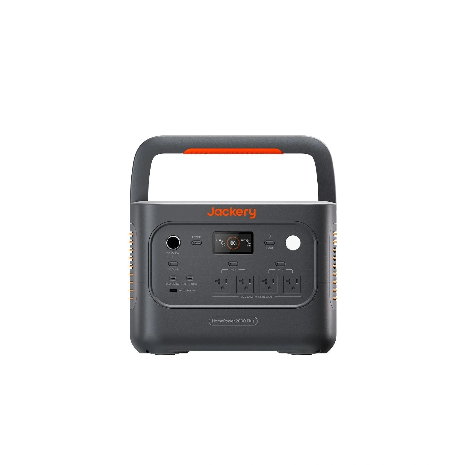 Jackery HomePower 2000 Plus v2 JHP-2000A standalone station, exact manufacturer product rendering