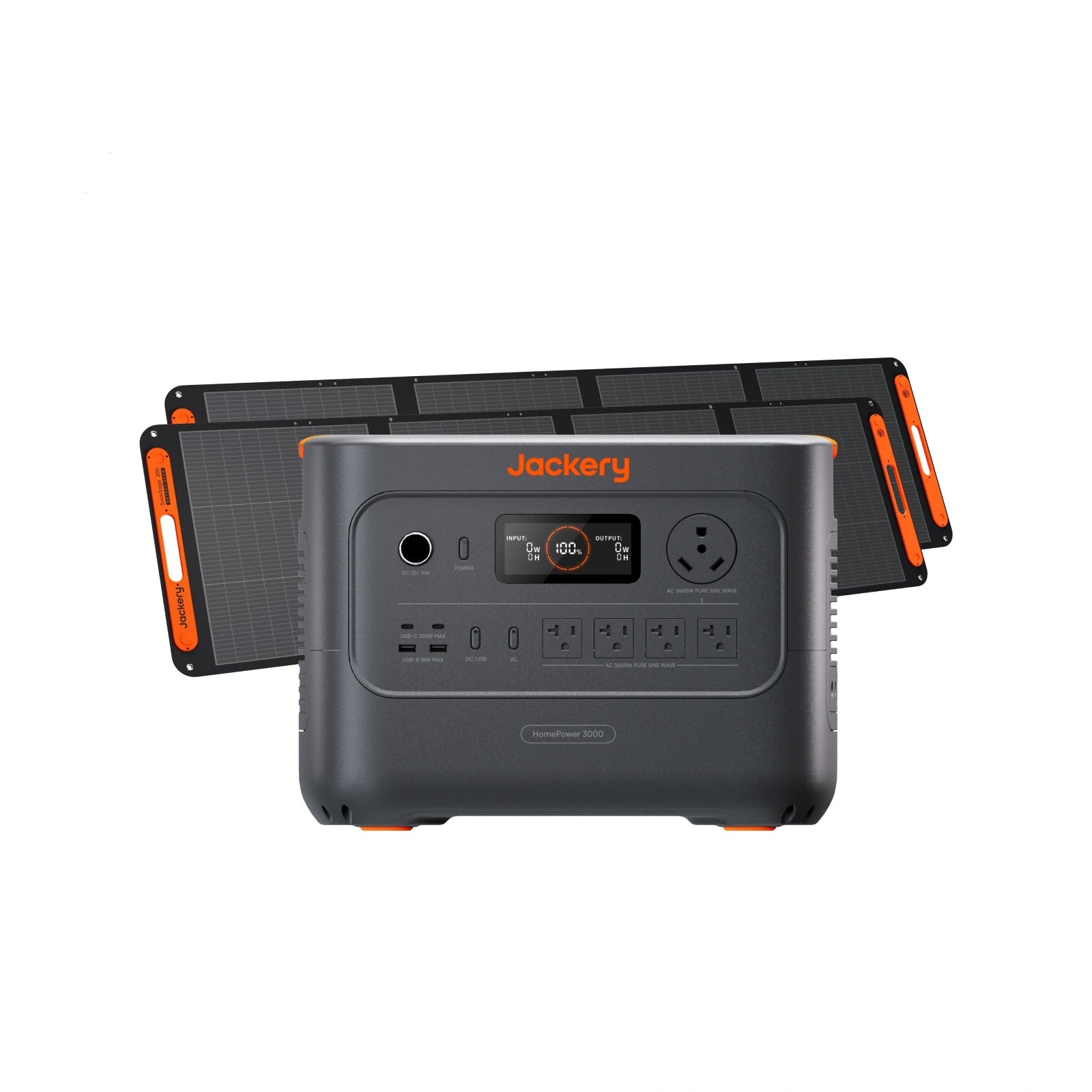 Jackery Homepower 3000 2X200W Solar official manufacturer CGI; not a photograph of a tested sample.