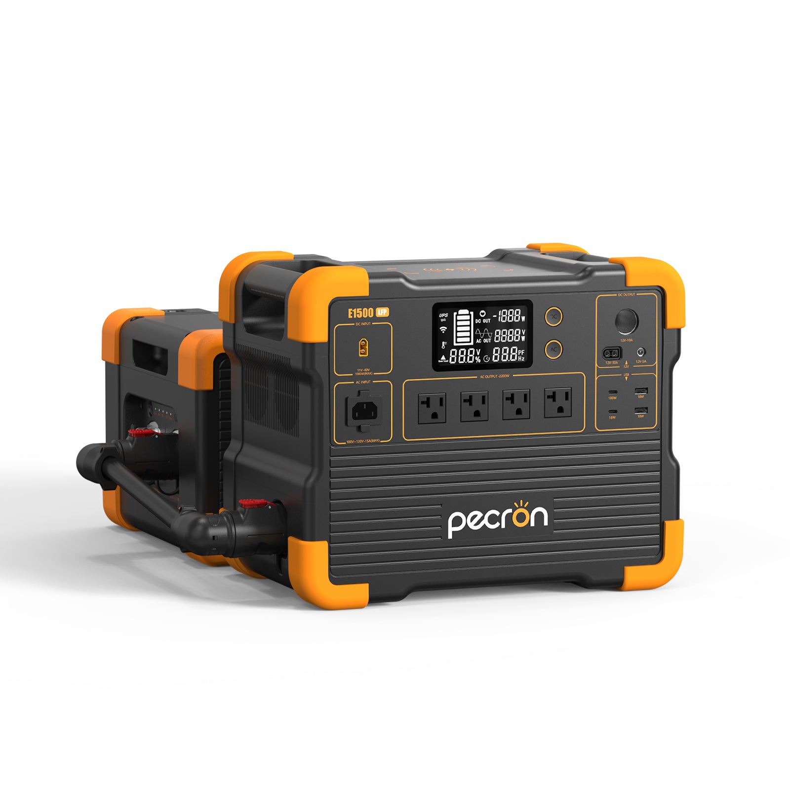 Pecron E1500LFP V3 with one EP3800-48V manufacturer rendering